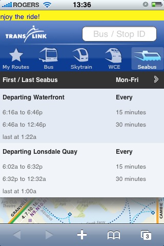 tl3 The next SeaBus sailings
