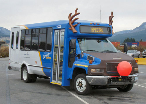 The reindeer community shuttle!