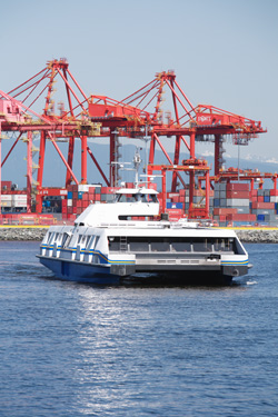 Our two existing SeaBus vessels, as pictured above, will be joined this fall by a third SeaBus: the Pacific Breeze!