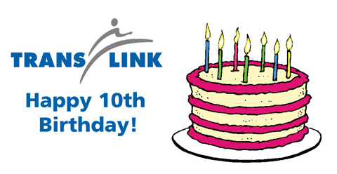 Happy 10th birthday to TransLink!