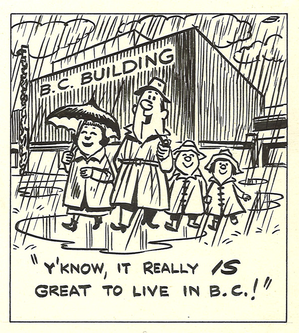 An unpublished Banks cartoon. (Bob would typically draw 2 or 3 for each issue, and not every cartoon made it in.)
