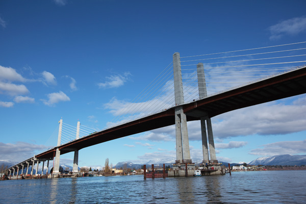 The new #595 route connects Langley Centre to Haney Place over the Golden Ears Bridge. 