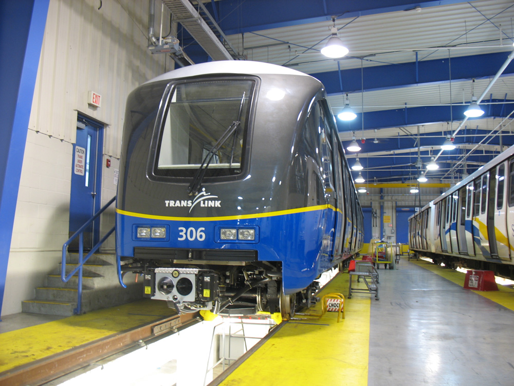 One of the new Mk II SkyTrain cars will start on our system tomorrow---July 3!