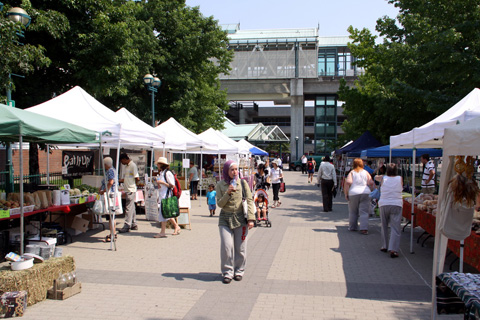 The Surrey Farmers Market, at Surrey Central Station!
