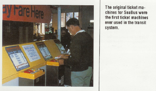The original SeaBus ticket machine.