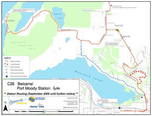 The C26 reroute for September 8. Here's a <a href=http://buzzer.translink.ca/wp-content/uploads/2009/09/rc26_detour_sept09.pdf>bigger PDF copy</a> of the map.