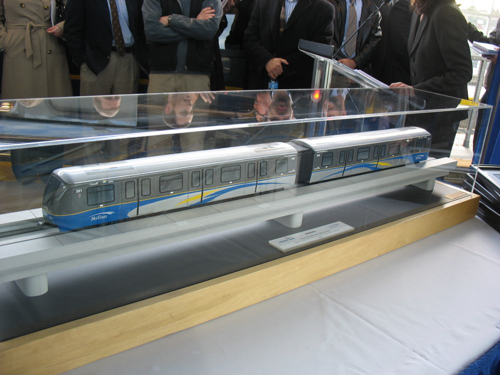 The model SkyTrain! It will be housed at the BCRTC operations and maintenance centre (like the real SkyTrains :)