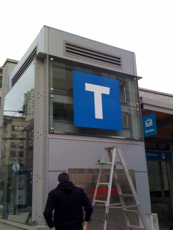 Another look at the Yaletown-Roundhouse signage.