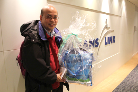 Don, the winner of the YVR gift basket!