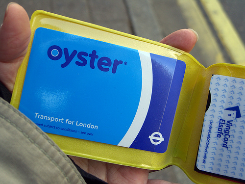TransLink is working on developing a smartcard for our system, much like the Oyster Card in London. Photo by <a href=http://www.flickr.com/photos/mirka23/2312439764/>mirka23</a>.