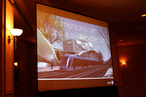 First slide from the Edmonton update.