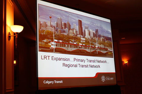 First slide from the Calgary update.