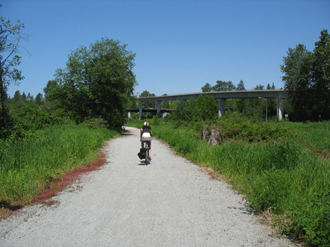 The Central Valley Greenway in Burnaby.