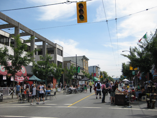 Commercial Drive Car-free day