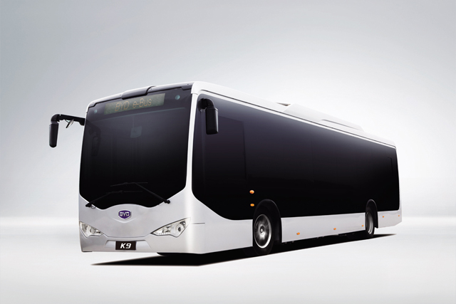 The BYD electric bus