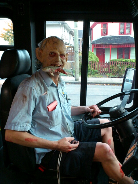 Scary bus drier