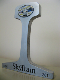SkyTrain Commemorative Rail