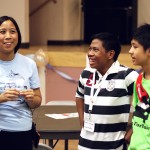 Jhen and a few fans.