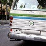 The back of our vintage bus.