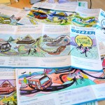A few examples from our pile of entries for our I Love Transit Week colouring contest.