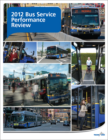 TransLink 2012 Bus Service Performance Review