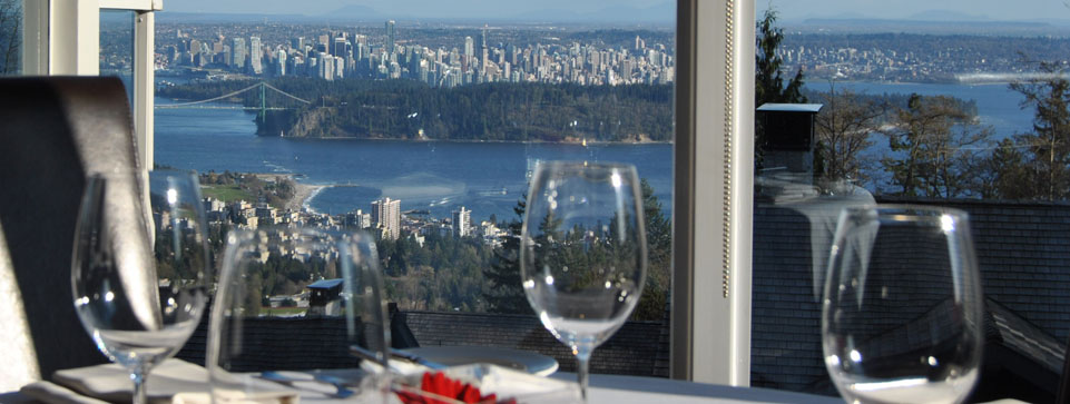 Enjoy a beautiful panoramic view at Fraiche Restaurant