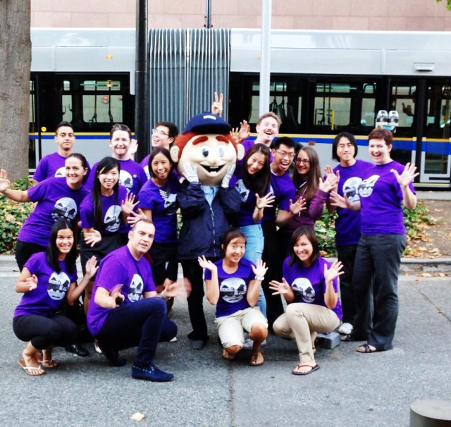 Mr. Buzzer and the the TransLink event staff!