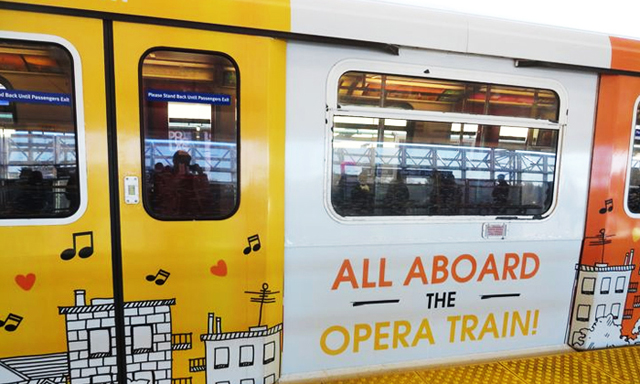 Get a little culture on the rail this weekend with the Opera Train!