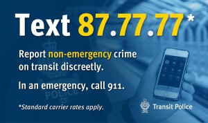 Transit Police 87-77-77 Texting Service