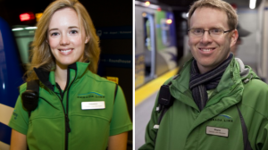 Two of our many dedicated Canada Line staff members!