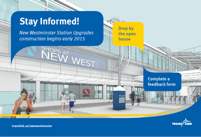 Here's whats coming up at New Westminster Station! 