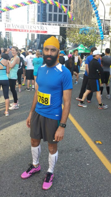 Harminder Sidhu - who competed in the Sun Run with our CMBC team