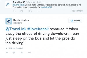 Kevin Kevins I Love Transit 2015 winner Twitter