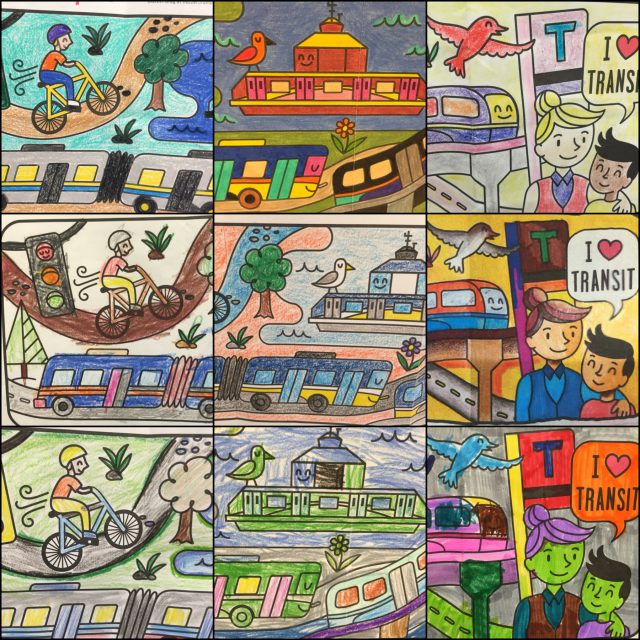 Colouring contest collage