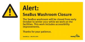 SeaBus Advanced notice north side washroom closure-page-001