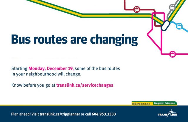 2016 bus service changes