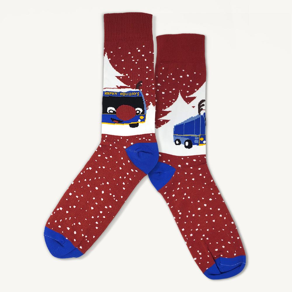 Reindeer Bus socks