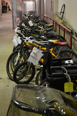 There's every type of bike at the Lost Property Office.