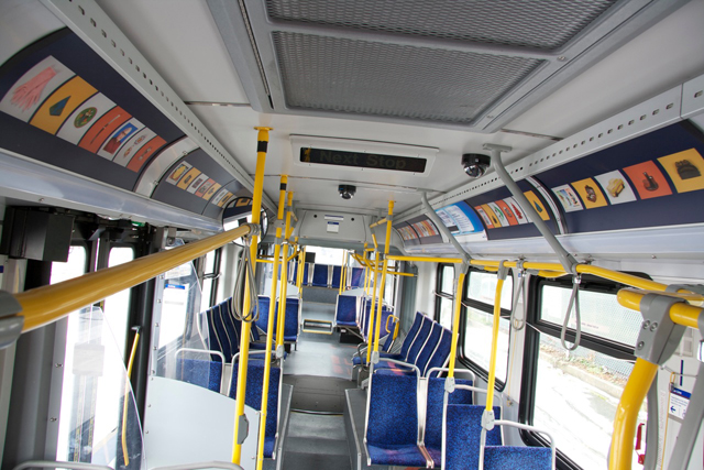 Interior cards turned art installations on the #3.