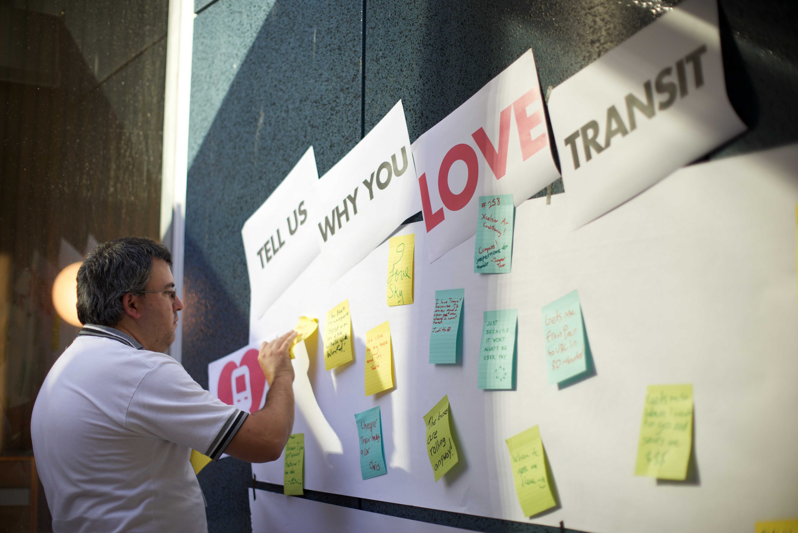 Tell us why you LOVE transit!