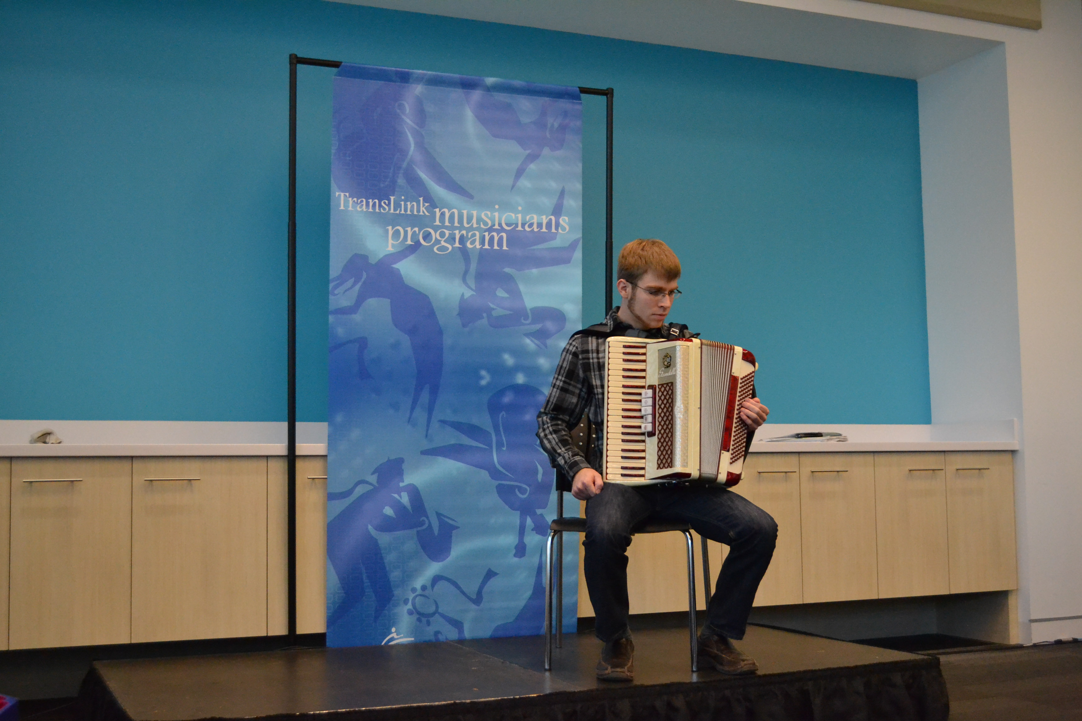 Great audition on the accordion