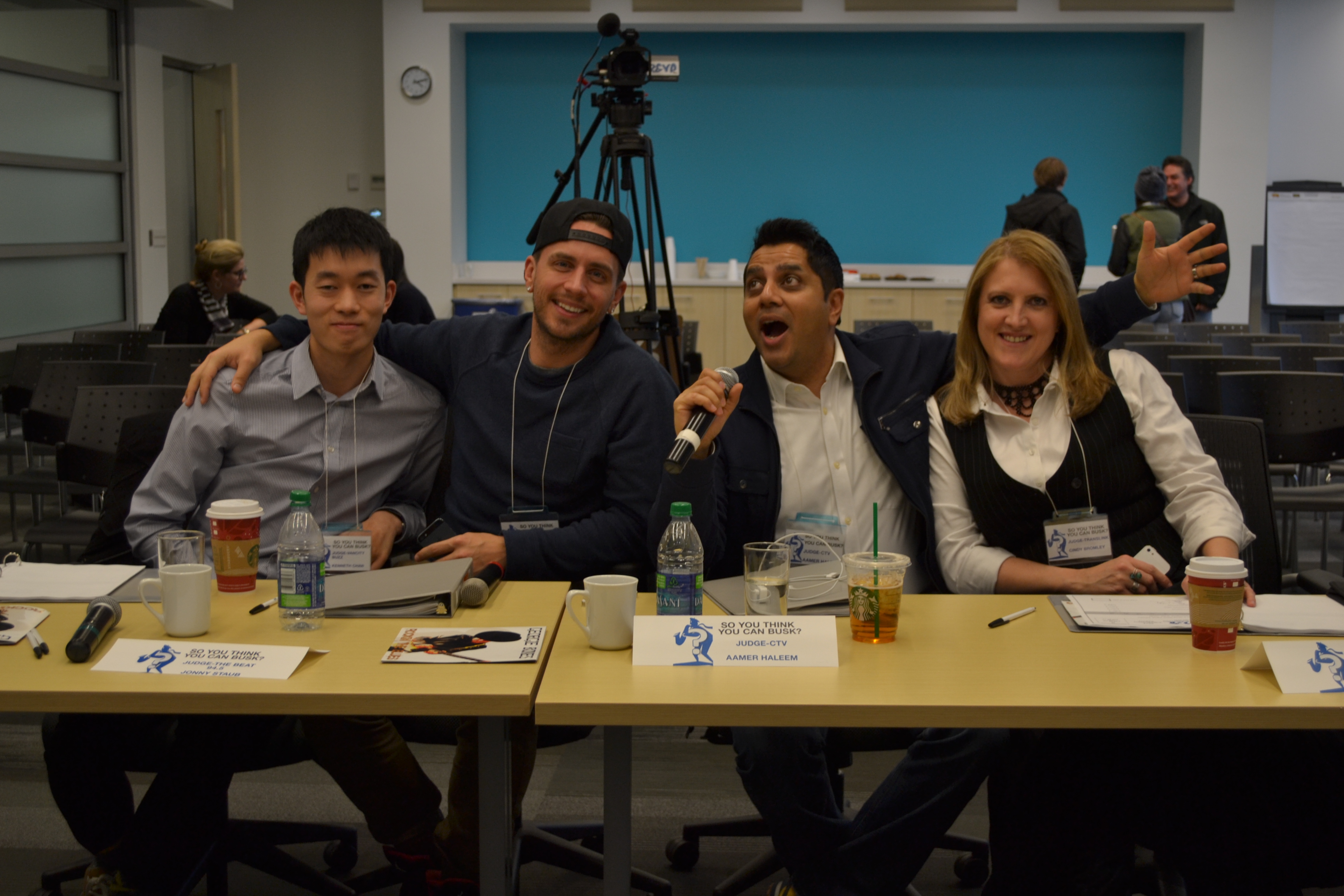 Thank you to our judges: Kenneth, Jonny, Aamer, and Cindy!