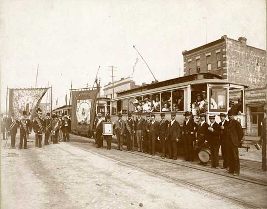 New Westminster streetcar opening June 3, 1891