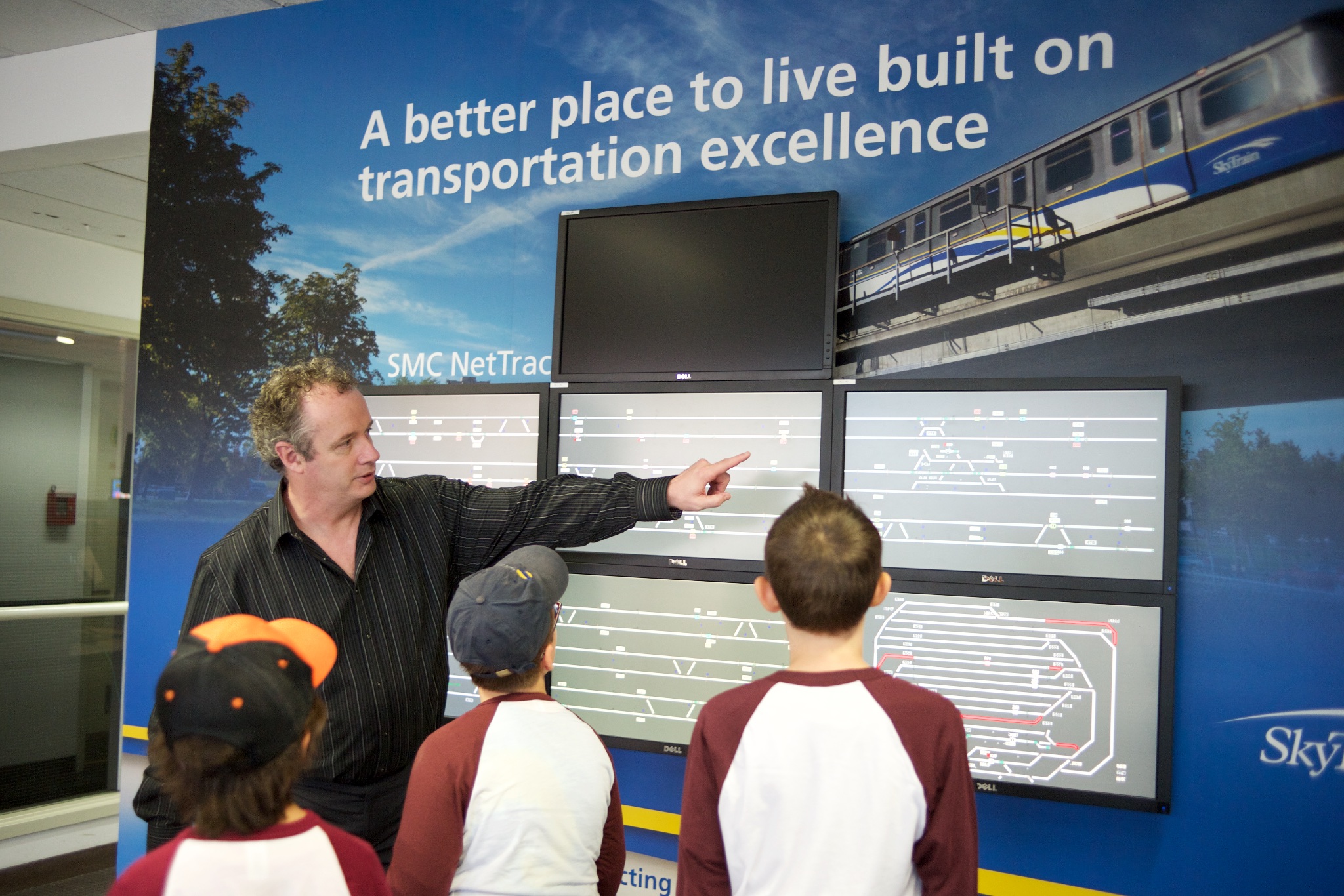 Campers at SkyTrain Operations got a look at how the SkyTrain runs