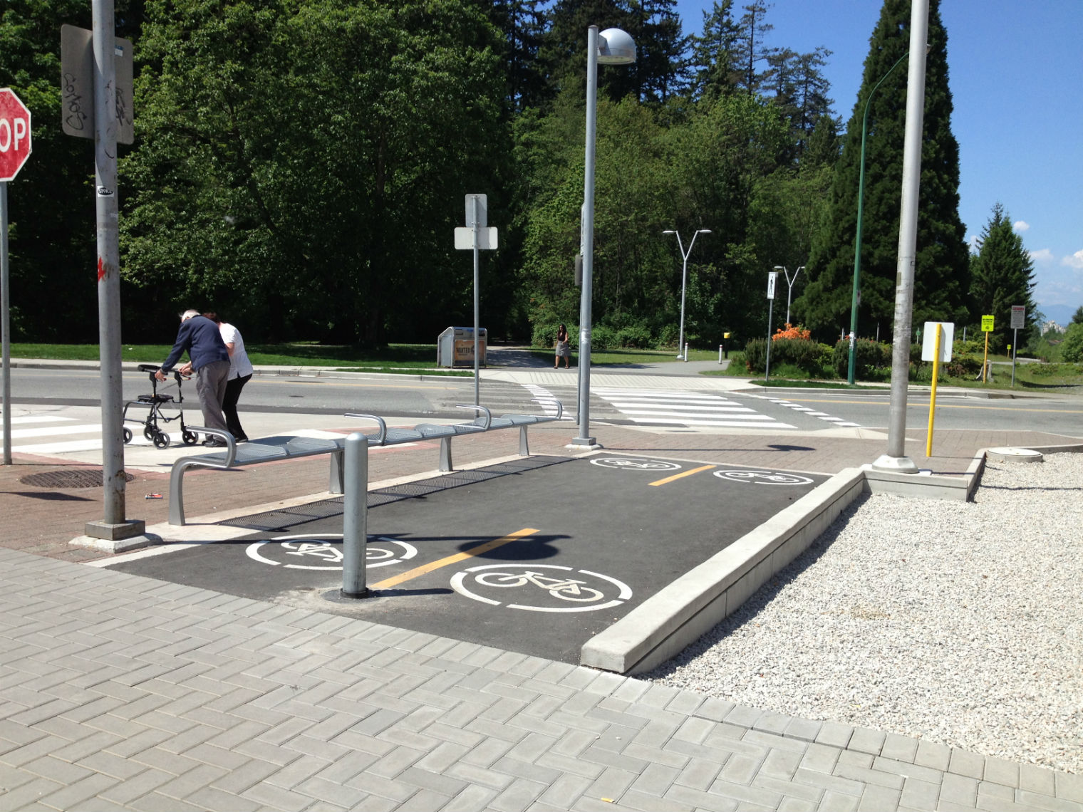 Improved Crosswalks and Pedestrian Bike Routing at Patterson Station