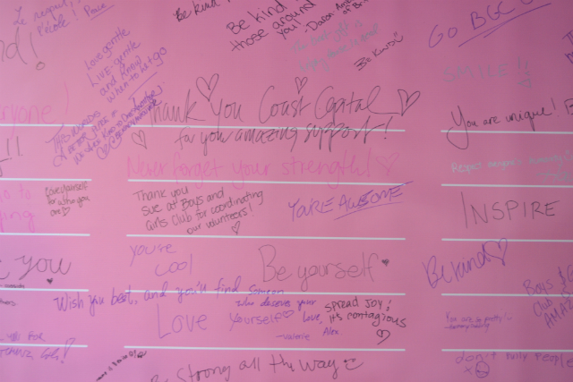 Some of the messages people wrote