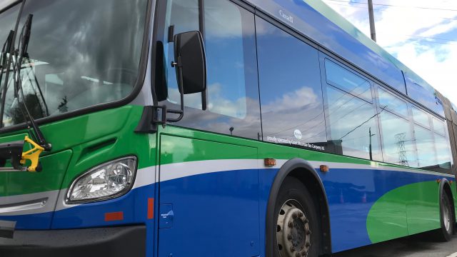 TransLink Green New Flyer Bus