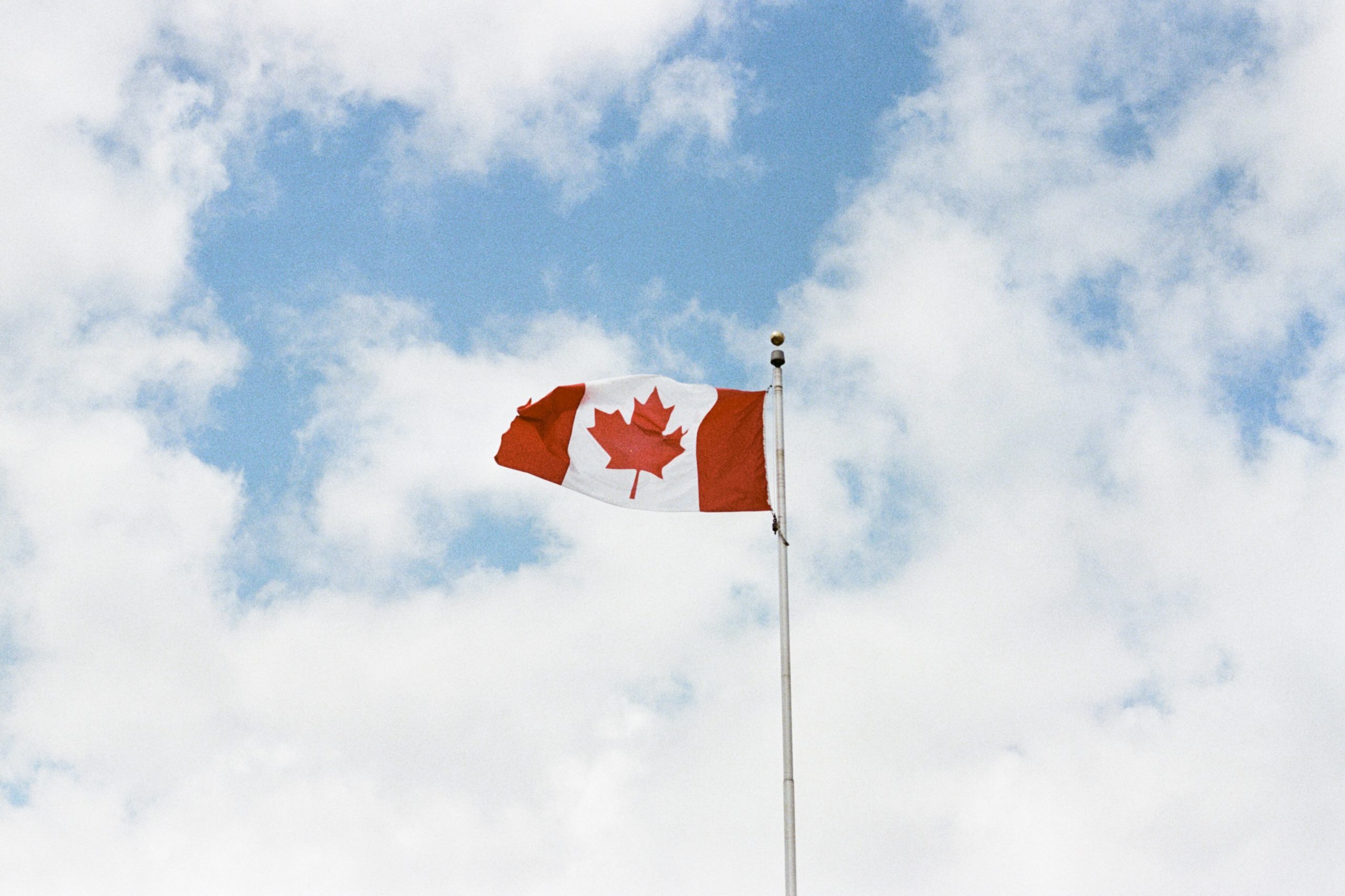 Canada flag pole