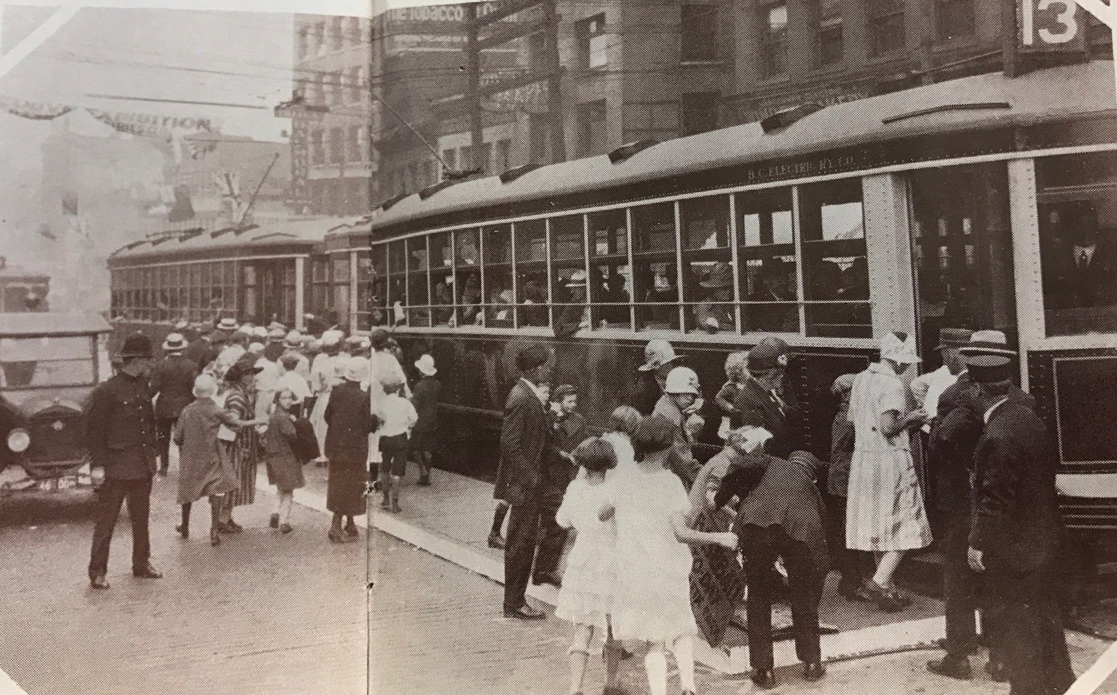 streetcar in early 1920s -1940s
