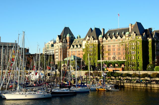 A photo of the waterfront during a day trip from Vancouver to Victoria by transit